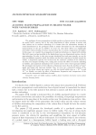 Acoustic waves propagation in heated water with vapor bubbles