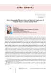 Socio-demographic characteristics and quality of employment of platform workers in Russia and the world