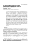 On one problem of control of voltage during signal transmission in a long line