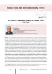 The concept of comprehensive income in the economic theory of the state