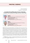 Developing territorial differentiation processes of agricultural production in the Non-Black Earth region and their current trends