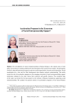 Acceleration programs in the ecosystem of social entrepreneurship support