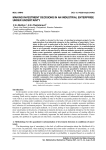 Making investment decisions in an industrial enterprise under uncertainty