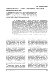 Effect of physical activity and haemoglobin levels on cardiorespiration