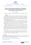 Influence of developmental teaching methods on the regulation of nervous functions in children with intellectual disability and interhemispheric asymmetry of the brain