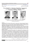 Fuzzy model for adjusting stakeholder engagement strategies of a company that has joined a regional strategic alliance