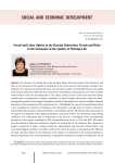 Social and labor sphere in the Russian Federation: trends and risks in the formation of the quality of working life