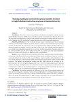 Studying challenges faced by international students enrolled in English Medium Instruction programs at Russian University