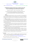Establishing scientific educational space within the university: factors contributing to successful Eurasian integration