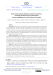 Study of International Relations students’ motivation: Assessing the effectiveness of educational process management via Action Research strategy