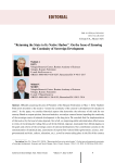 Returning the state to its native harbor”. On the issue of ensuring the continuity of sovereign development