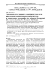 Динамика естественного электрического поля как индикатор оползнеопасных участков в техногенном ландшафте (на примере Беларуси)
