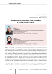 National economy development trends highlighted by leading scholarly journals