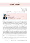 On the ability of regions to adapt to various external shocks