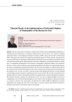 Financial results of the implementation of preferential regimes in municipalities of the Russian Far East