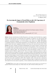 On assessing the impact of social risks on the life expectancy of economically active population