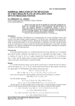 Numerical Simulation of the Deflection of a Rectangular Plate on an Elastic Base with its Rigid Edge Fixation