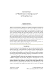 Commentary on “The Division of the Quadrant” by Omar Khayyam