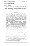 A Novel Heat Pipeline Design for North and Northwest Continental Urban and Rural Areas
