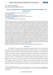 Business and government: environmental and economic responsibility in the Russian Arctic