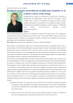 Ecological-economic preconditions of politicians transition to alternative source of the energy