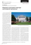 Модульно-кластерная структура магистерской программы