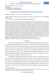 Logistic Basis for the Development of Arctic Tourism in Russia