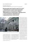 Взаимодействие педагогического вуза с образовательными организациями дошкольного и начального общего образования по подготовке специалистов к использованию современных информационных технологий