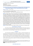Assessment of the State of the Information and Communication Technology Sector in the Northern Regions of Russia Using Multidimensional Grouping