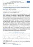 Trans-Arctic Transport Corridor: Political, Economic and Strategic Potential for Russia