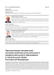 Перспективные направления изучения проблем дополнительного профессионального образования в строительной сфере Российской Федерации