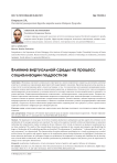 Влияние виртуальной среды на процесс социализации подростков