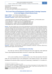 The Current State and Development of Small Innovative Technology Companies in the Arctic Regions of North-Western Russia