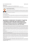 Динамика изменения отношения студентов к базовым компонентам национального самосознания в контексте модернизации системы патриотического воспитания