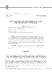 Regularity of the transform of Laplace and the transfom of Fourier