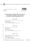 Application of computer simulation results and machine learning in the analysis of microwave radiothermometry data