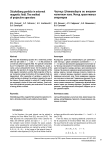 Stuckelberg particle in external magnetic field. The method of projective operators
