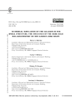 Numerical simulation of the galaxies outer spiral structure: the influence of the dark halo non-axisymmetry on the gaseous disk shape