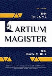 2 т.24, 2024 - Artium Magister