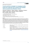 Current and future strategies for managing erectile dysfunction following nerve-sparing robot-assisted radical prostatectomy (literature review)