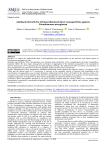 Antibacterial activity of biosynthesized silver nanoparticles against Pseudomonas aeruginosa