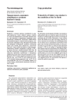 Продуктивность кормового севооборота в условиях Крайнего Севера