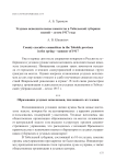 Уездные исполнительные комитеты в Тобольской губернии весной – летом 1917 года