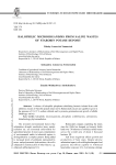 Halophilic microorganisms from saline wastes of starobin potash deposit