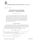 Application Mellin transforms to the Black - Scholes equations