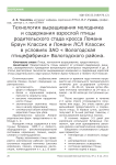 Технология выращивания молодняка и содержания взрослой птицы родительского стада кросса Ломанн Браун Классик и Ломанн ЛСЛ Классик в условиях ЗАО « Вологодская птицефабрика» Вологодского района