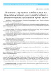 Влияние стартерных комбикормов на общеклинические, иммунологические и биохимические показатели крови телят