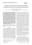 Nonlinear Time Series Predication of Slope Displacement based on Smoothing Filtered Data