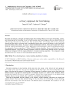 A Fuzzy Approach for Text Mining