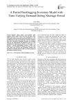 A Partial Backlogging Inventory Model with Time-Varying Demand During Shortage Period